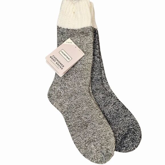 Hunter 2-Pairs Cushioned Boot Sock - Picture 2 of 7